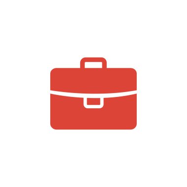 Evrak çantası ikonu, vektör illüstrasyonu. düz tasarım biçimi