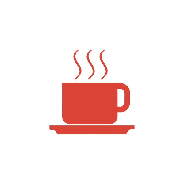 コーヒーのベクトル図です。フラットなデザイン スタイル — ストックベクタ