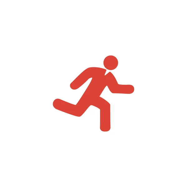 Hombre corriendo icono — Vector de stock