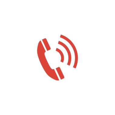 düz bir telefon simgesi