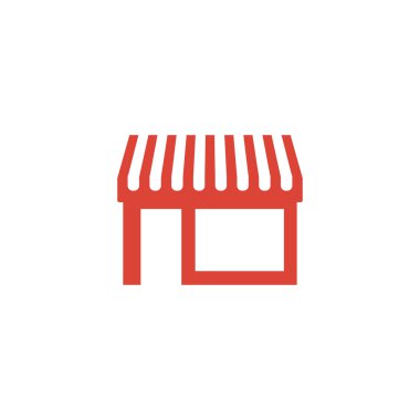 Simge, modern düz tasarım mağaza