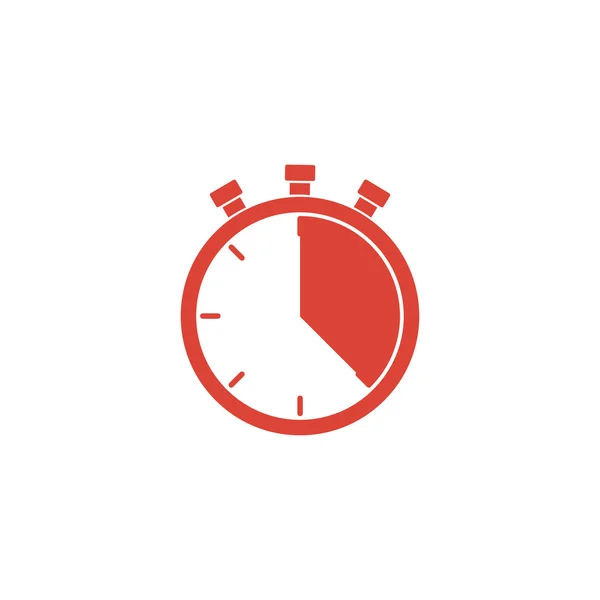 Stopwatch icon, vector illustration. Flat design style, — Stock Vector