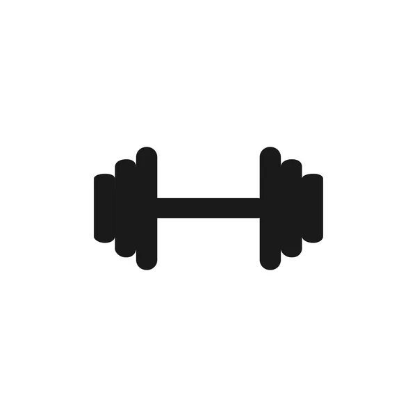 Vector modern flat dumbbell icon. Eps10 — Stock Vector