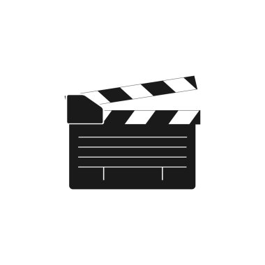 Film clapper kurulu, movie maker vektör