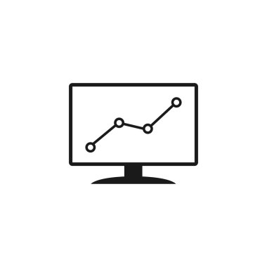 bilgisayar monitörleri ile farklı grafikler,