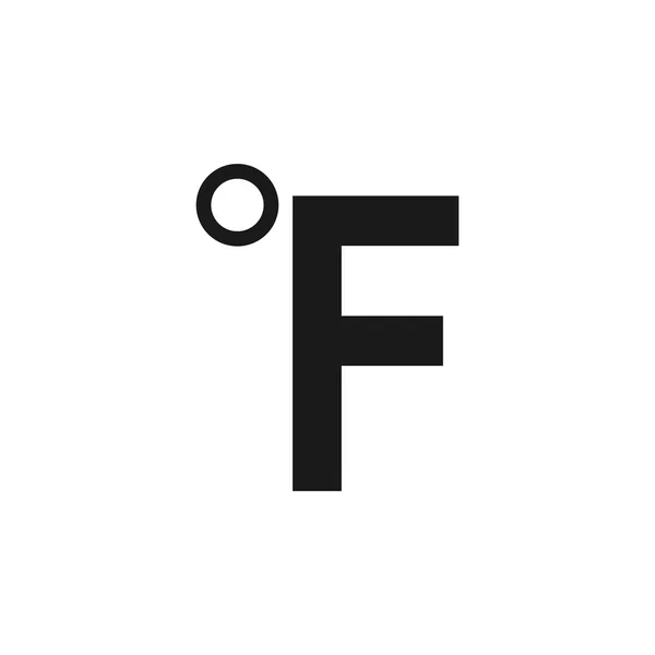 Fahrenheit vektor ikonra — Stock Vector