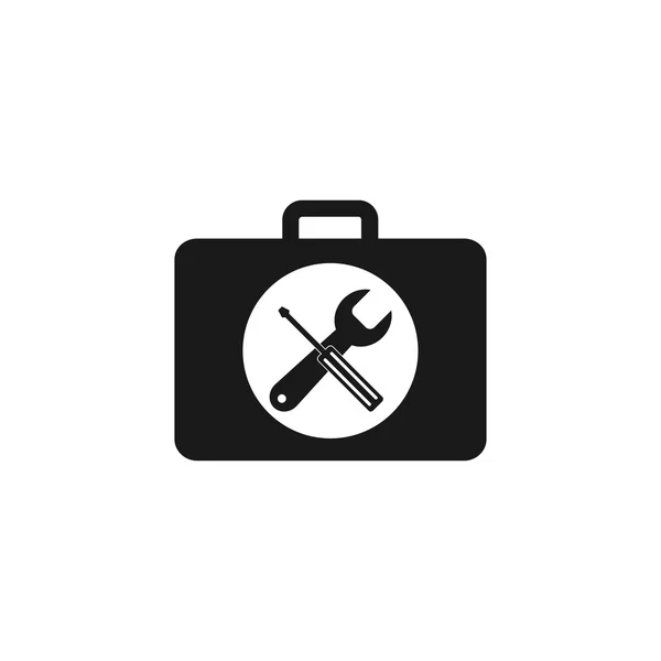 Caja de herramientas icono de vector — Vector de stock