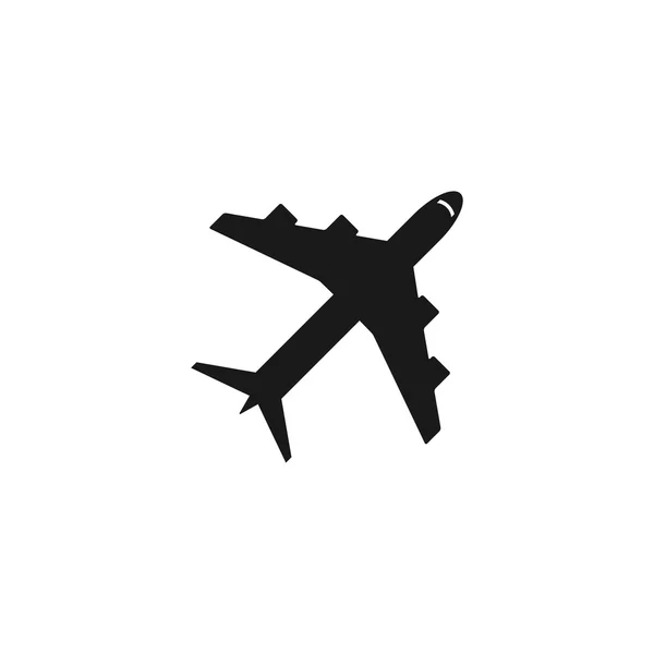 Flugzeug-Symbol. flacher Designstil. — Stockvektor