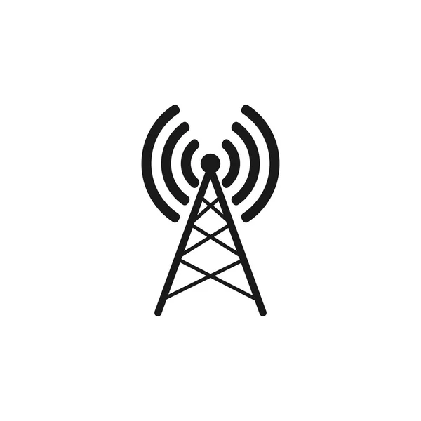 Icono de antena. Estilo de diseño plano . — Vector de stock