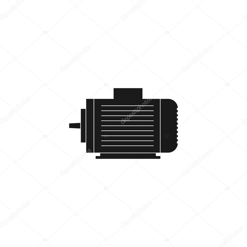 Electric Motor Icon Stock Vector C Stalkerstudent 8506