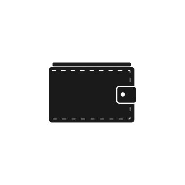 m-cüzdan para basit kutsal kişilerin resmi üstünde beyaz arka plan ile. vektör çizim.