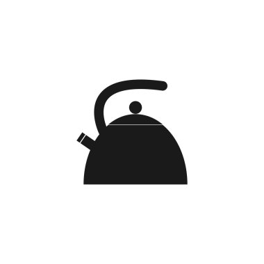 Su ısıtıcısı. Düz tasarım stili.