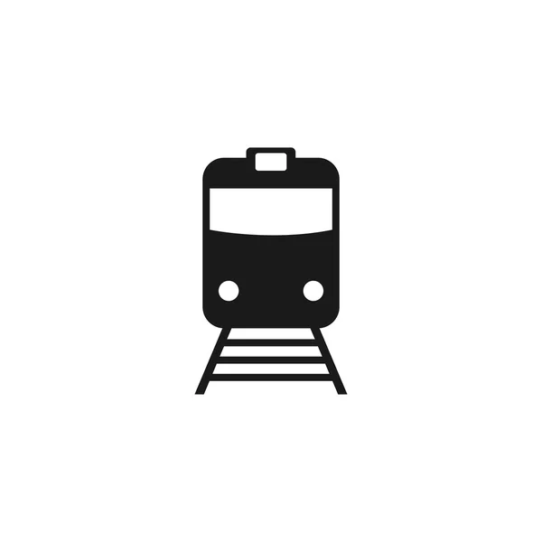 Icono del tren. Estilo de diseño plano . — Archivo Imágenes Vectoriales