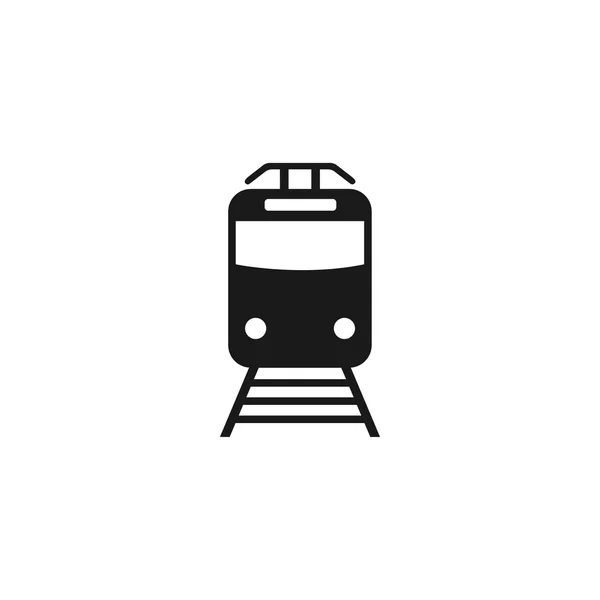 Train icon. Flat design style. — Stock Vector