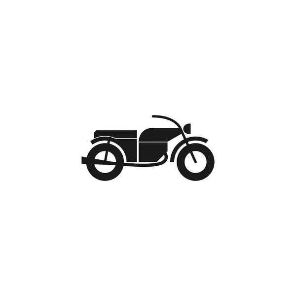 Motorcycle icon. Flat design style. — Stock Vector