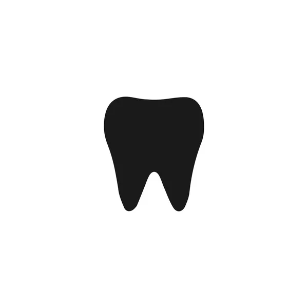 Icono de los dientes. Estilo de diseño plano . — Archivo Imágenes Vectoriales