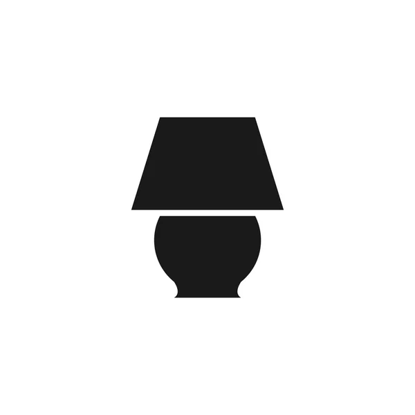 램프 아이콘입니다. 평면 디자인 스타일. — 스톡 벡터
