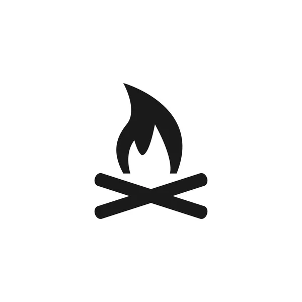Vektor-Illustration eines Feuer-Symbols — Stockvektor