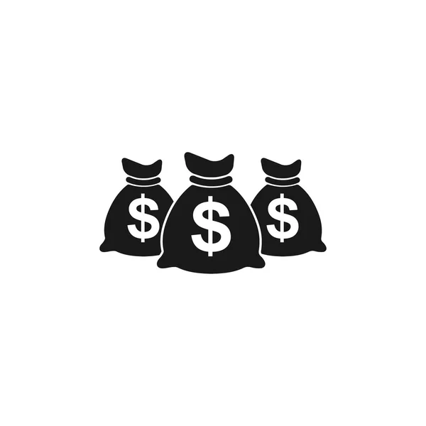 Geld zak pictogram — Stockvector