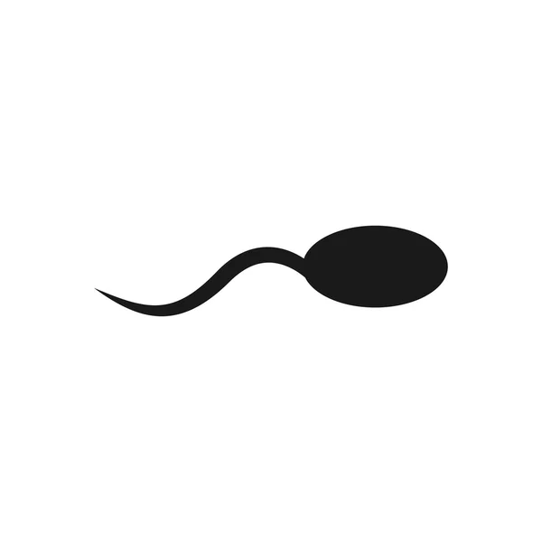 Icono de esperma. Estilo de diseño plano . — Archivo Imágenes Vectoriales