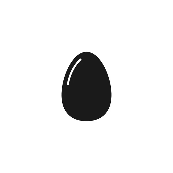 Egg Icon. Flat design style. — Stock Vector