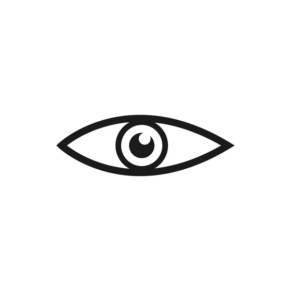 Icono del ojo. Estilo de diseño plano . — Vector de stock