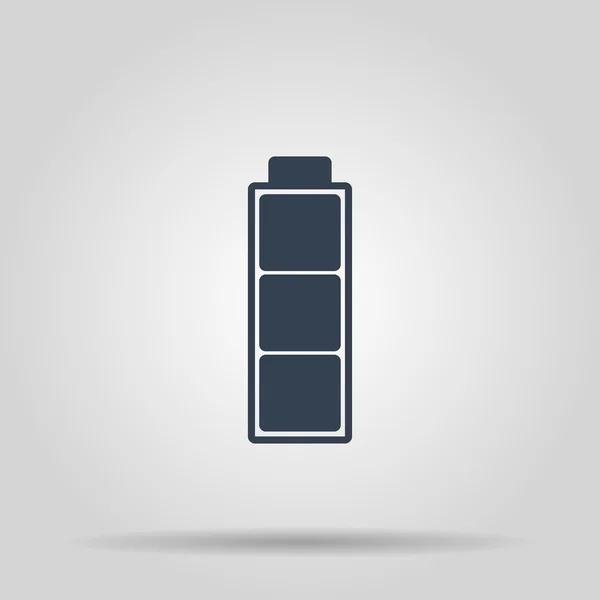 Battery icon. Flat design style. — Stock Vector