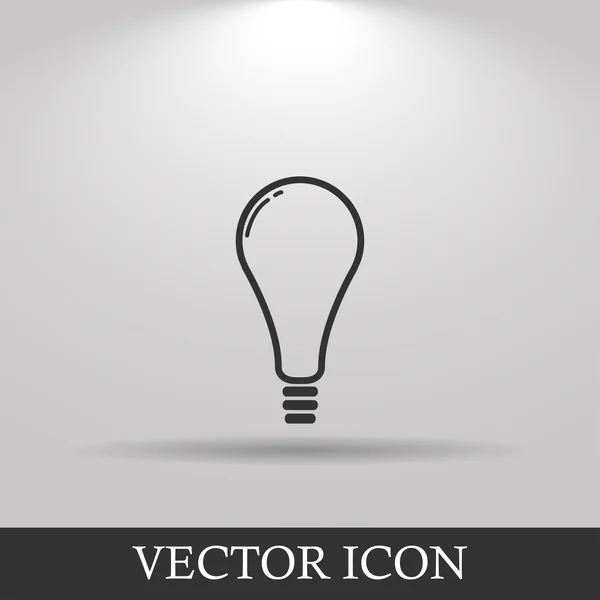 Vektor villanykörte ikon — Stock Vector