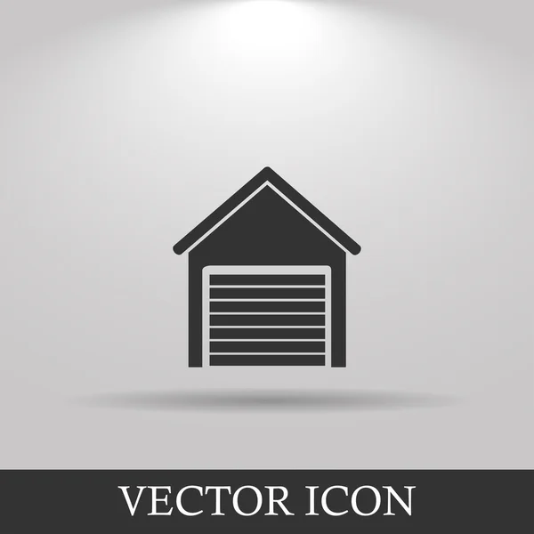 Garage icon. Modern design flat style icon — Stock Vector