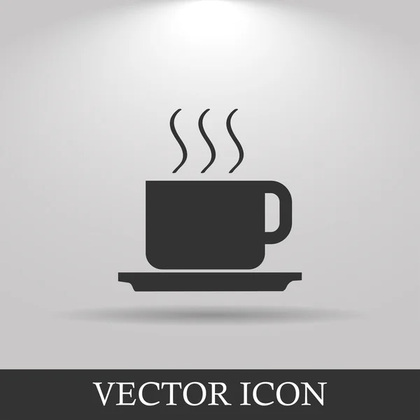 Ilustración vector de café. Estilo de diseño plano — Vector de stock