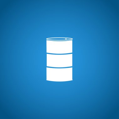 Basit simge varil petrol.