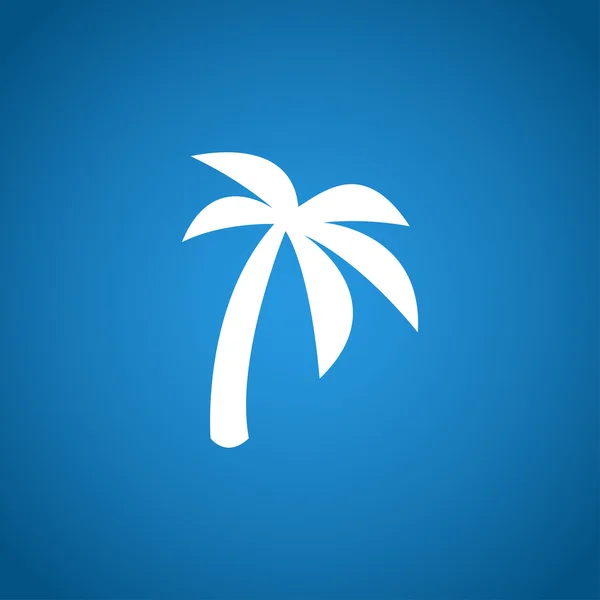 Palmensymbol. Vektor Folge 10 — Stockvektor