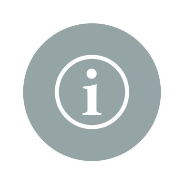 bilgi vektör simgesi