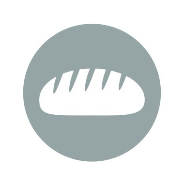 ekmek vektör simgesi. Tasarım stili eps 10.