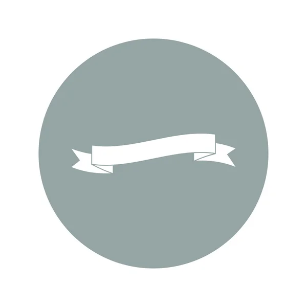 Icono de cinta plana . — Vector de stock