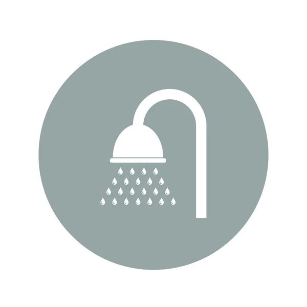 シャワーのアイコン。フラットなデザイン スタイル — ストックベクタ