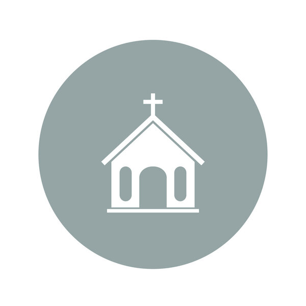 church icon. vector illustration