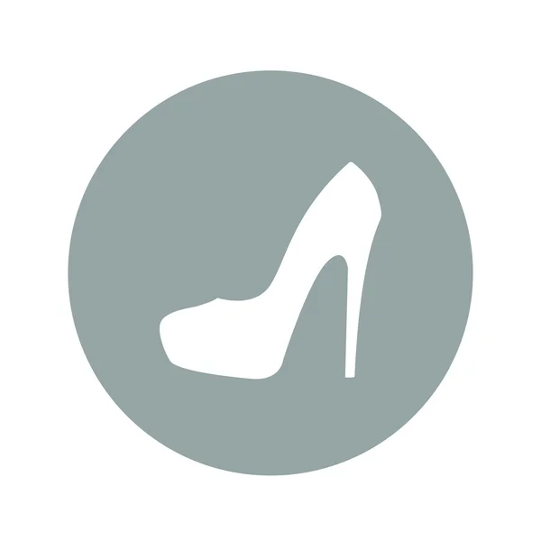 Mulher sapatos vetor ícone —  Vetores de Stock