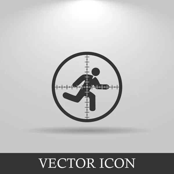 Sight device icon. — Stock Vector