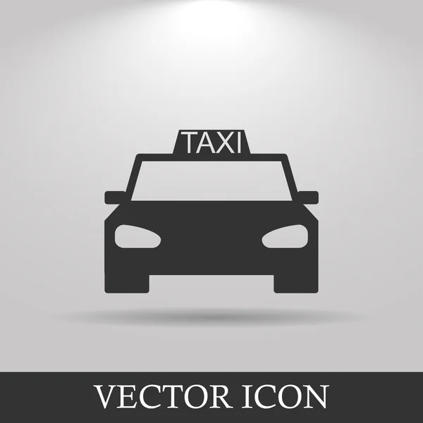 Icono del taxi. Estilo de diseño plano . — Vector de stock