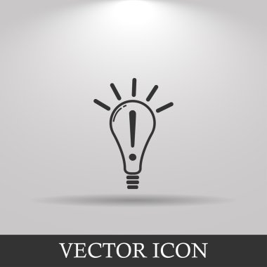 yaratıcı bir fikir ilham kavramı simge olarak ampul şeklinde.