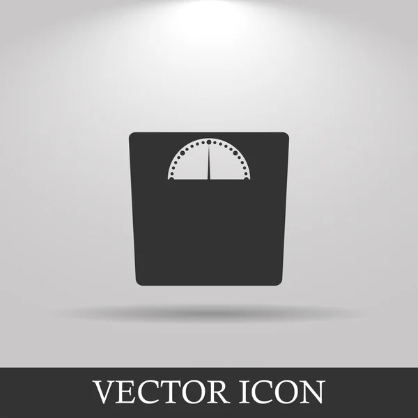 Weighting icon. Flat design style. — Stock Vector
