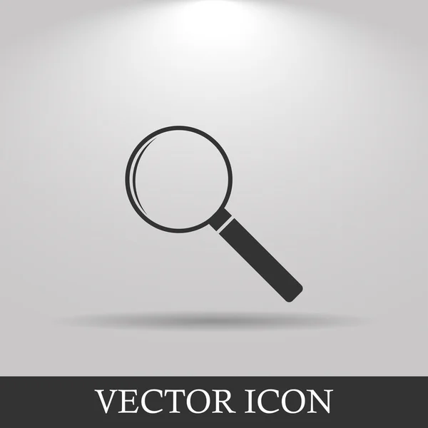 Vergrootglas - vector pictogram — Stockvector