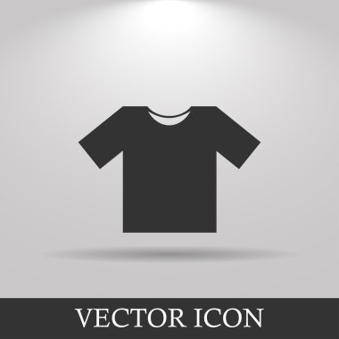 Tshirt Icon Icon, vektör çizim.