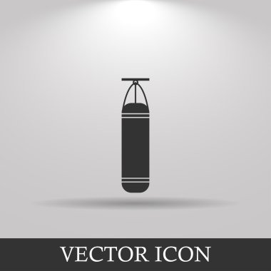 kum torbası simgesi. Boks simgesi.