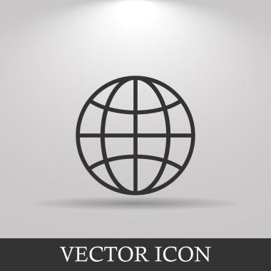 Dünya küre simgesi, sembol simge