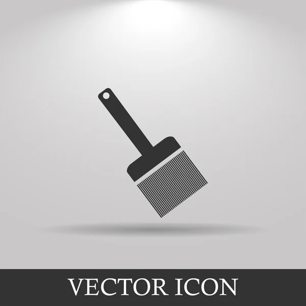 Pintura icono de pincel - Vector — Vector de stock