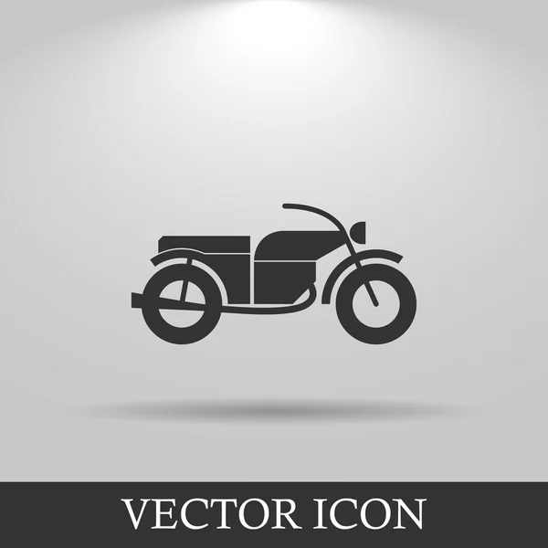 Icône de moto. Style design plat . — Image vectorielle