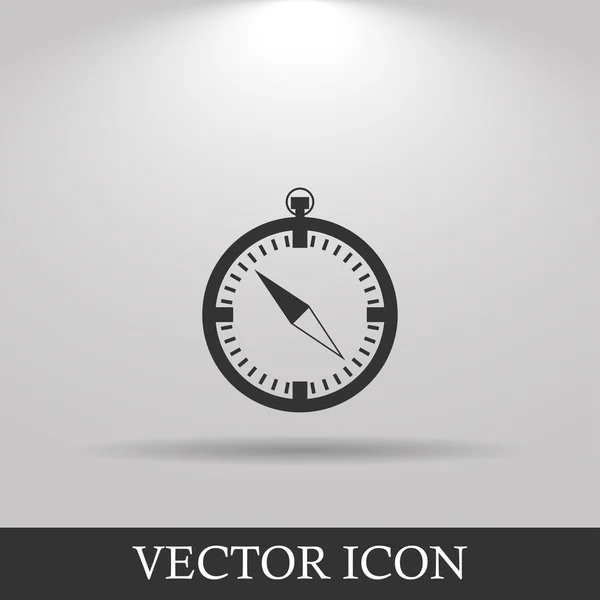 Ícone de bússola - Vetor — Vetor de Stock