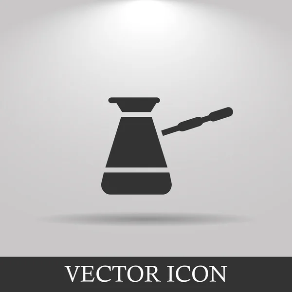 Die türkische Ikone. Kaffee-Symbol. flache Vektorabbildung — Stockvektor